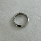 Leher - Wave Ring - Stainless Steel Silver