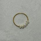 Neerja - Freshwater Pearl Ring - 18k Gold PVD
