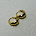 Saumya - Huggies Earrings - 18k Gold PVD