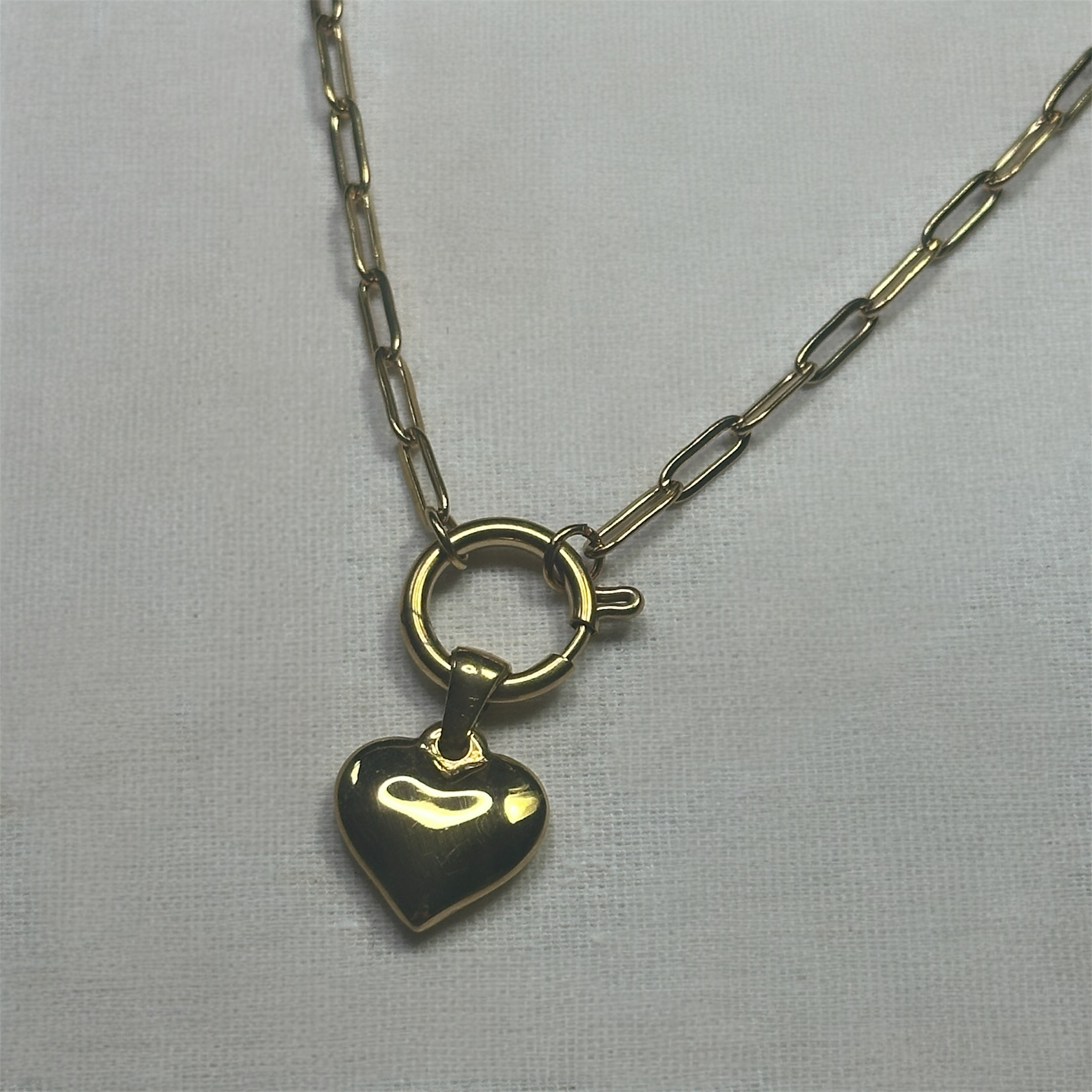 Milan - Charm Necklace - 18K Gold PVD