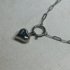 Milan - Charm Necklace - Stainless Steel Silver
