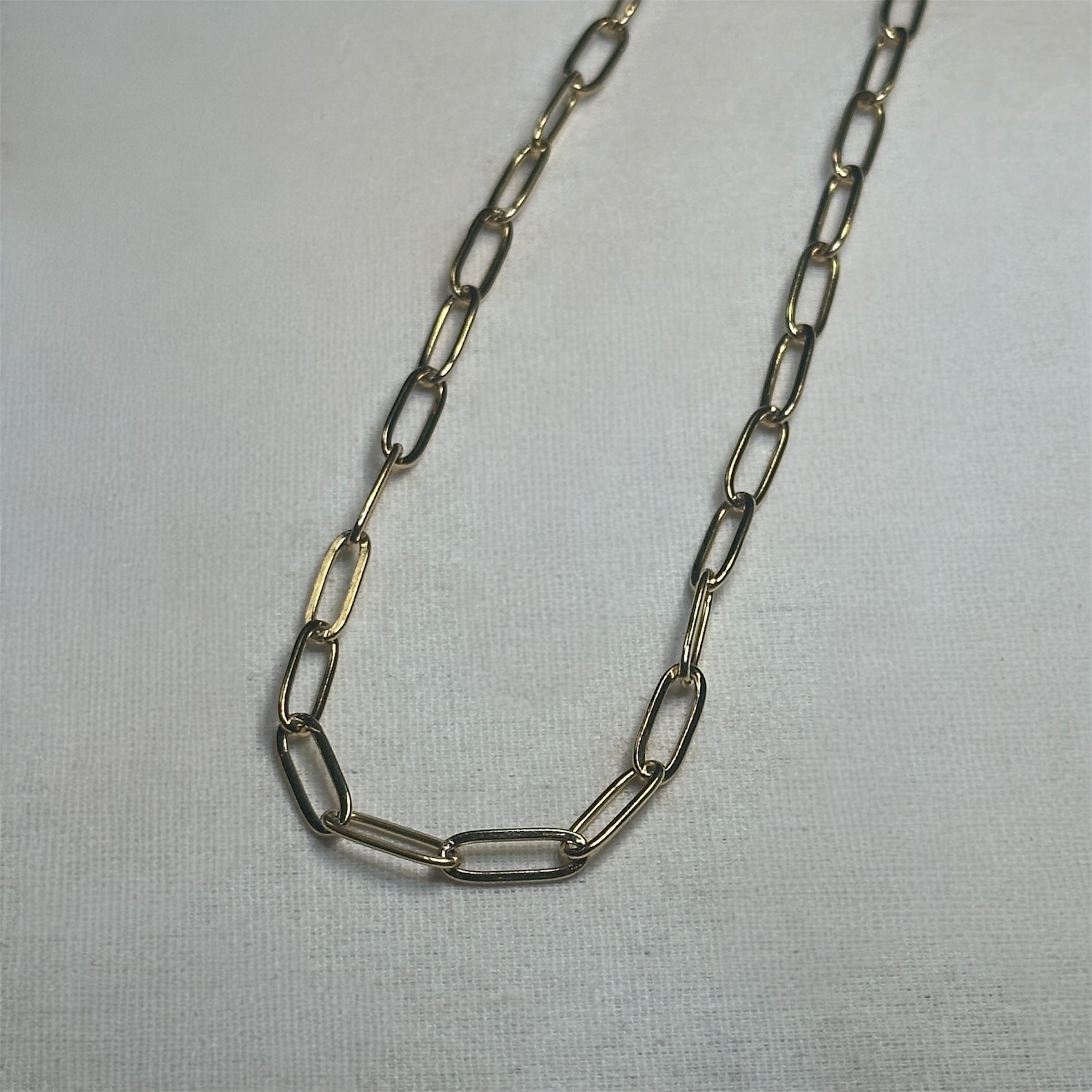 Milan - Paperclip Chain Necklace - 18K Gold PVD