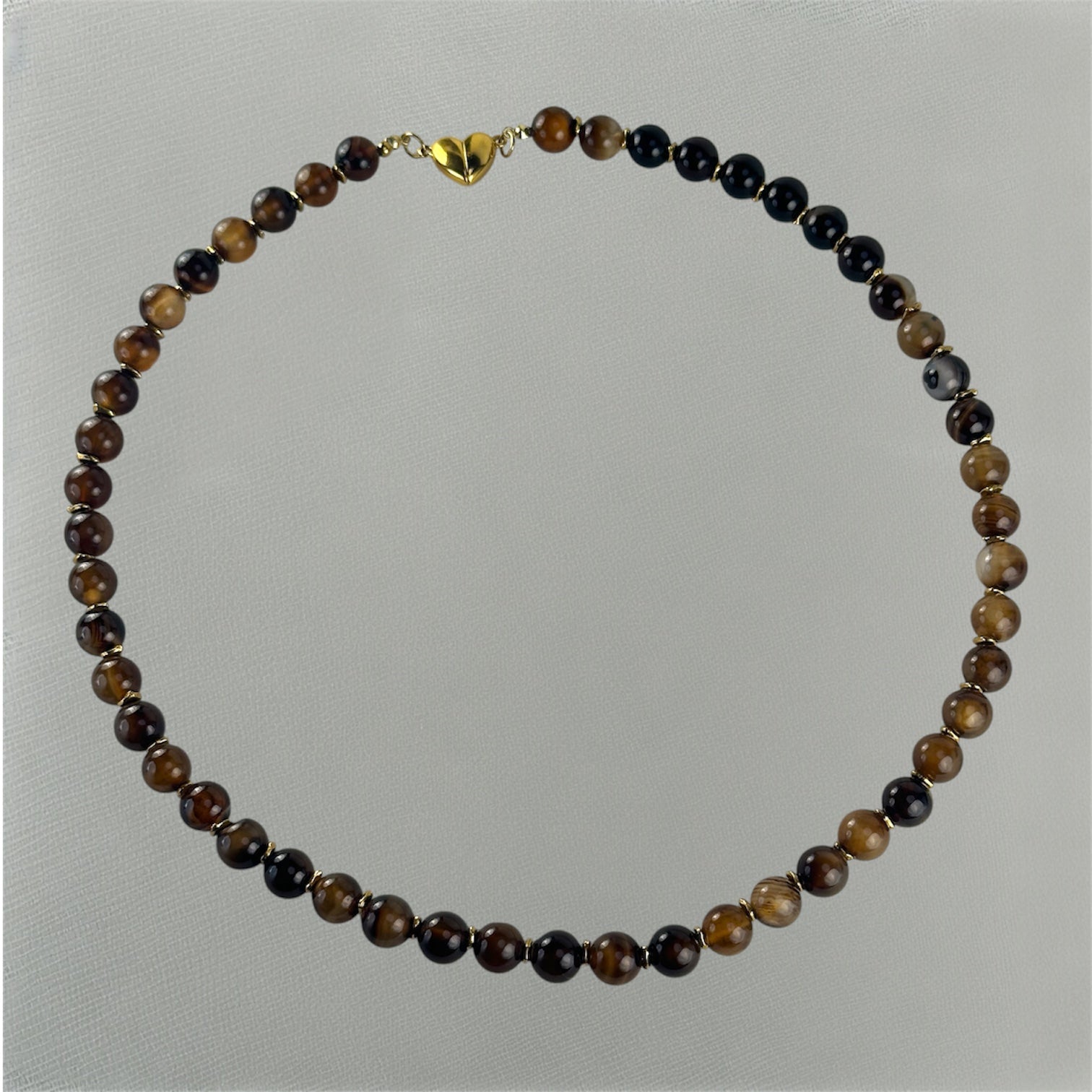 Espresso - Handcrafted Beaded Necklace