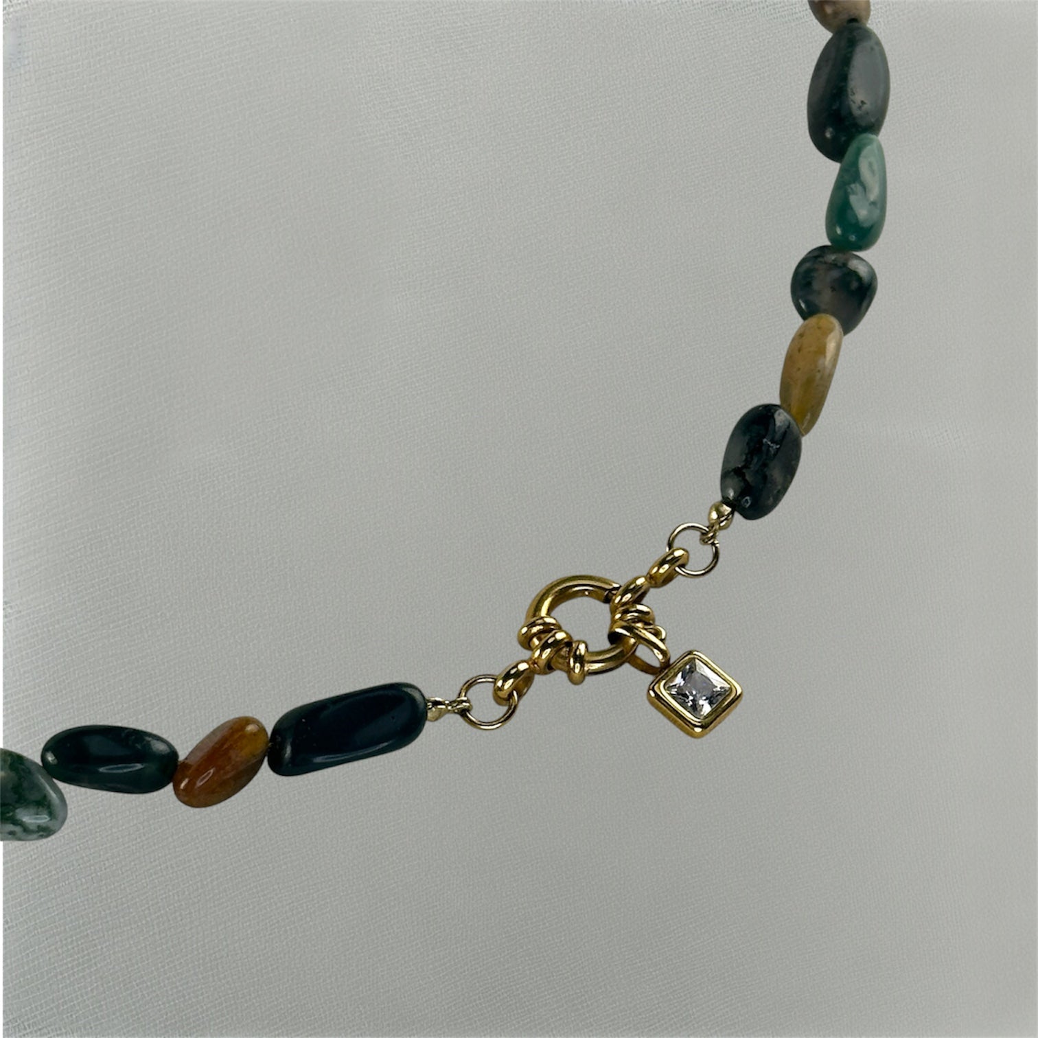 Riverbed - Handcrafted Beaded Necklace