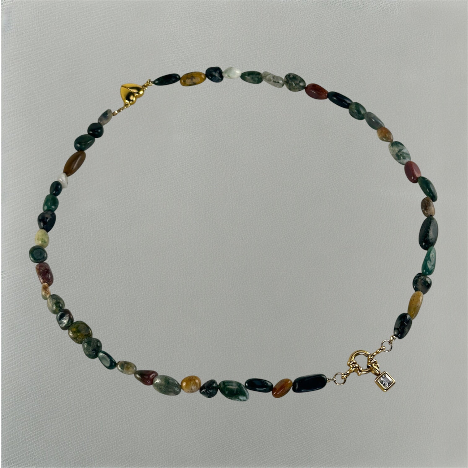 Riverbed - Handcrafted Beaded Necklace