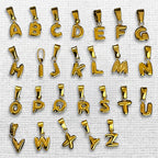 Naam - Dainty Initial Pendants - 18K Gold Plated PVD