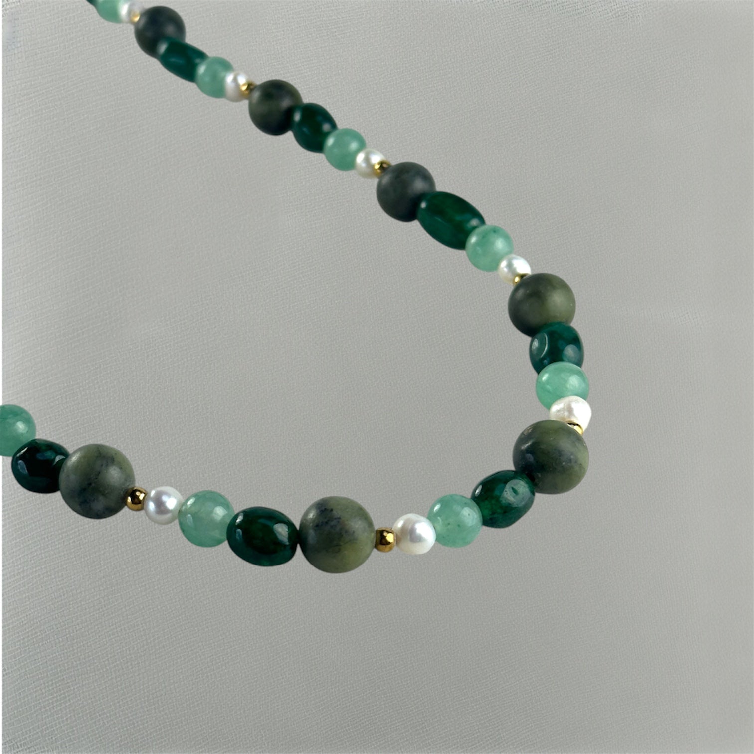 Forest - Handcrafted Beaded Necklace