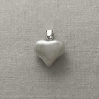 Dil - Heart Charm - Stainless Steel Silver