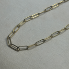 Milan - Paperclip Chain Necklace - 18K Gold PVD