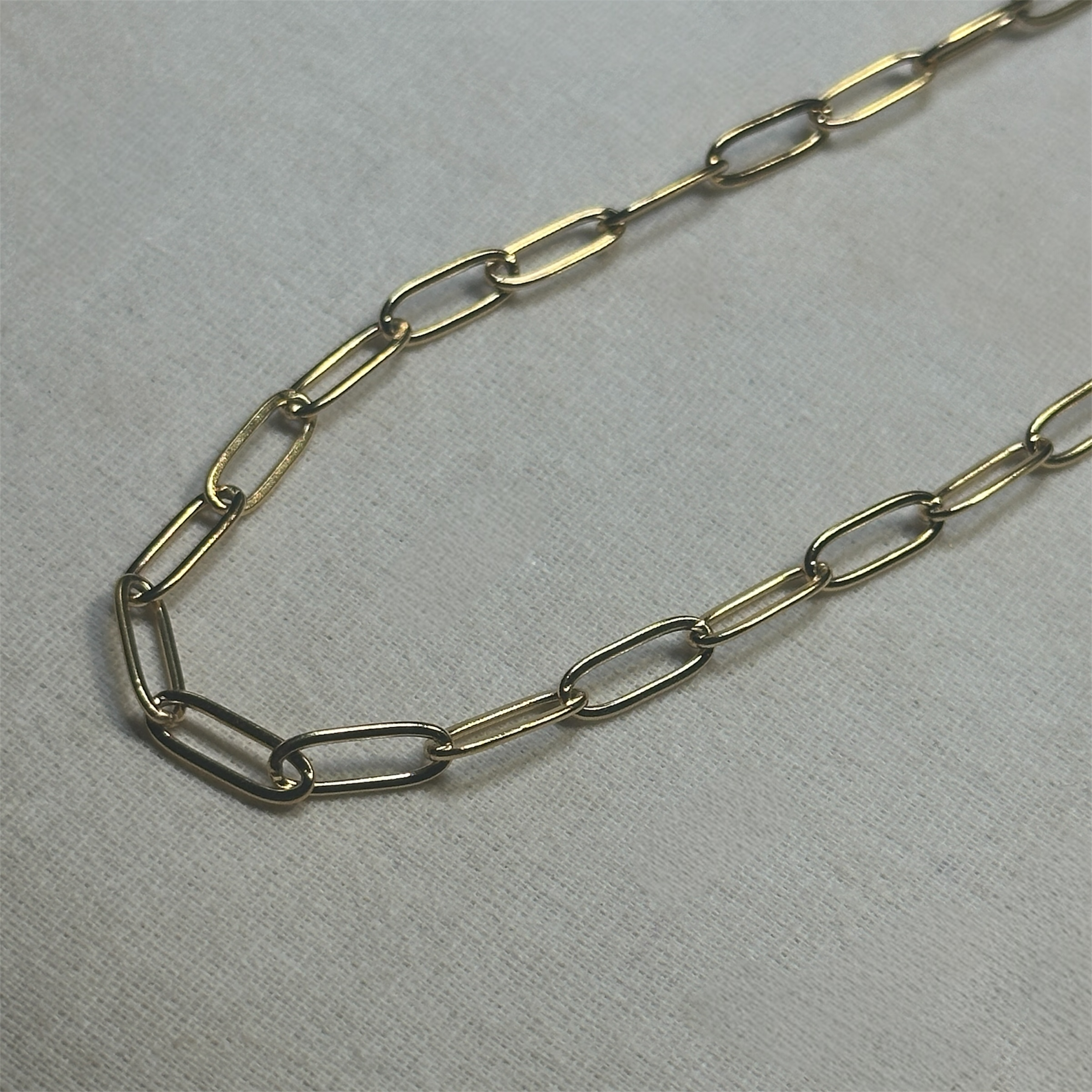 Milan - Paperclip Chain Necklace - 18K Gold PVD