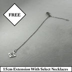 Indra - Rainbow Natural Stone Necklace - Silver -  - LUMENAURA