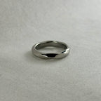 Leher - Wave Ring - Stainless Steel Silver -  - LUMENAURA