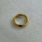 Leher - Wave Ring - 18k Gold PVD