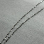 Mina - Dainty Fish Mouth Chain Necklace - Stainless Steel Silver -  - LUMENAURA