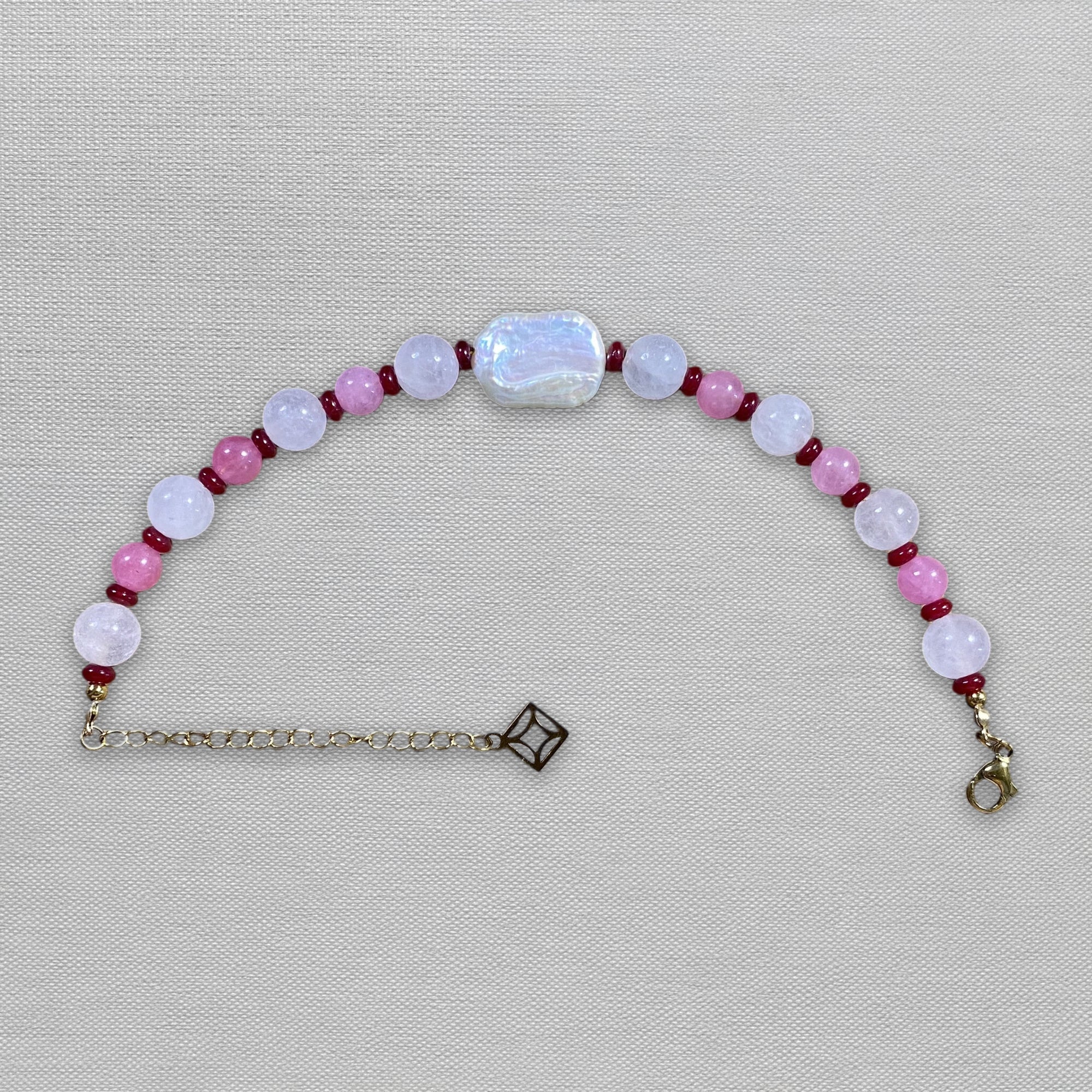 Blush - Handcrafted Beaded Bracelet