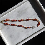 Cinnamon - Handcrafted Beaded Necklace