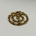 Samsara - Swirl Pendant - 18k Gold PVD