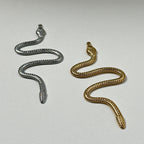 Saap - Snake Pendant - Stainless Steel Silver