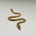 Saap - Snake Pendant - 18k Gold PVD