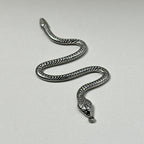 Saap - Snake Pendant - Stainless Steel Silver