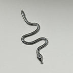 Saap - Snake Pendant - Stainless Steel Silver