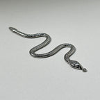Saap - Snake Pendant - Stainless Steel Silver
