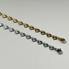 Payal - Starry Heart Anklet - 18k Gold PVD