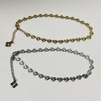 Payal - Starry Heart Anklet - 18k Gold PVD