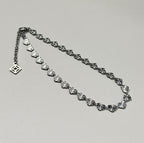 Payal - Starry Heart Anklet - Stainless Steel Silver