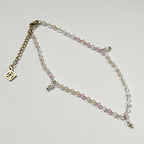 Payal - Glass Crystal Anklet - 18k Gold PVD