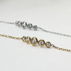 Jugnu - Cubic Zirconia Bracelet - Stainless Steel Silver