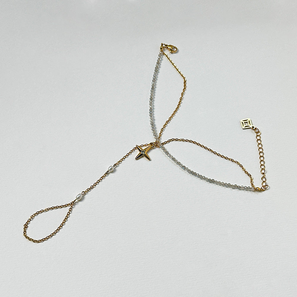 Phool - Pearl Handcrafted Handchain