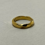 Leher - Wave Ring - 18k Gold PVD -  - LUMENAURA