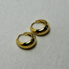 Saumya - Huggies Earrings - 18k Gold PVD