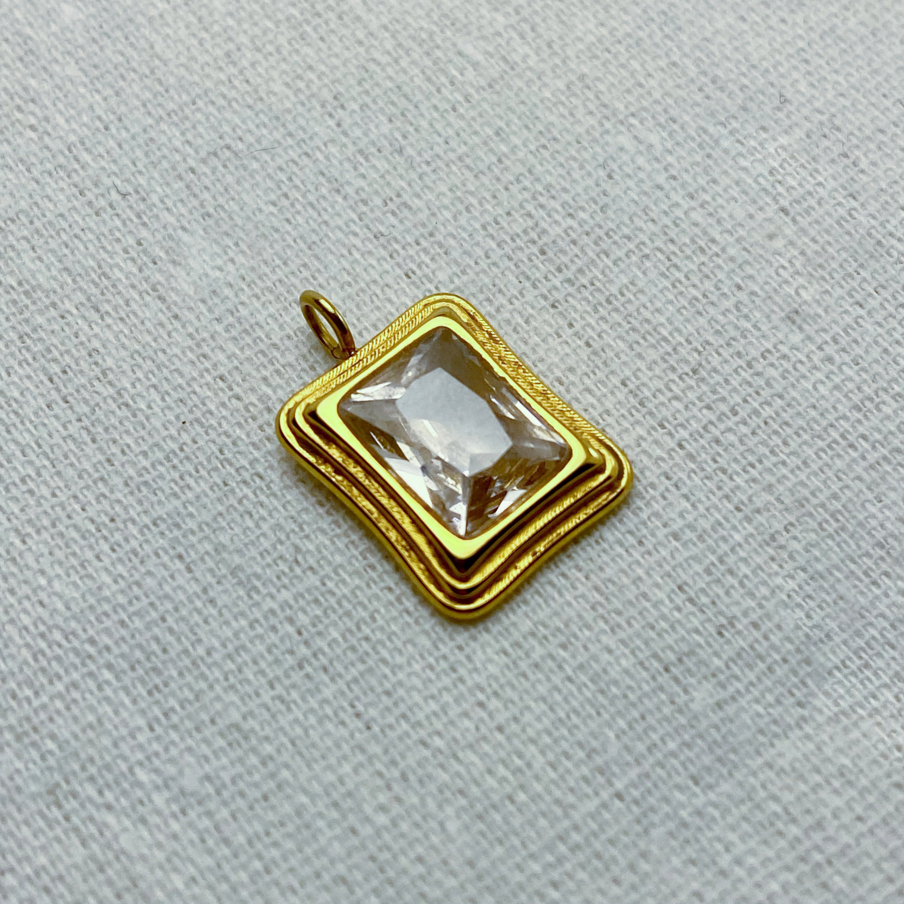 Shobha - CZ Necklace - 18k Gold PVD - LUMENAURA  LUMENAURA