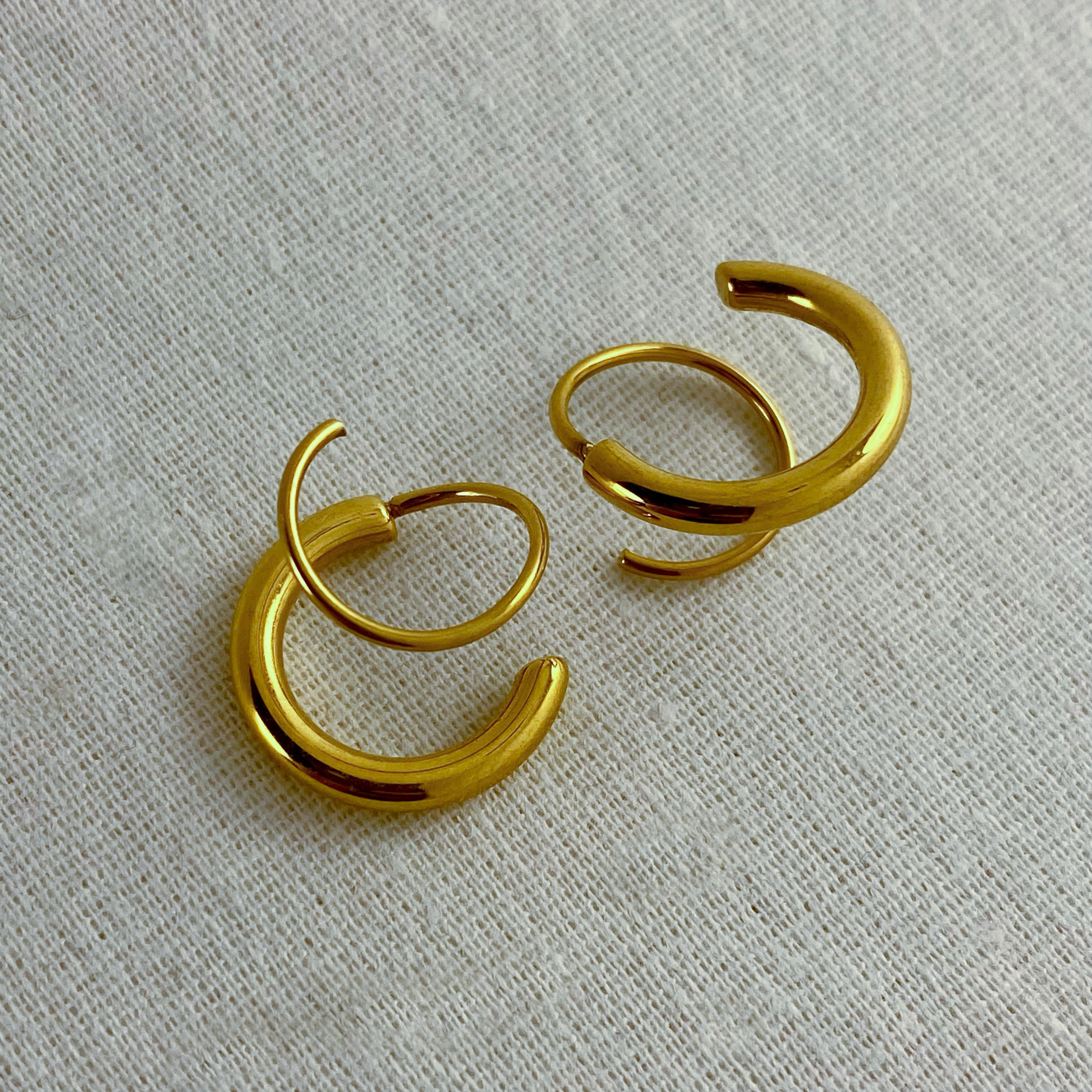 Avarti - Spiral Earrings - 18k Gold PVD - LUMENAURA  LUMENAURA