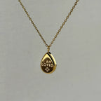Jaan - "I AM LOVED" Reversible Necklace - 18k Gold PVD -  - LUMENAURA