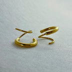 Avarti - Spiral Earrings - 18k Gold PVD -  - LUMENAURA