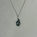 Jaan - "I AM LOVED" Reversible Necklace - Stainless Steel Silver -  - LUMENAURA