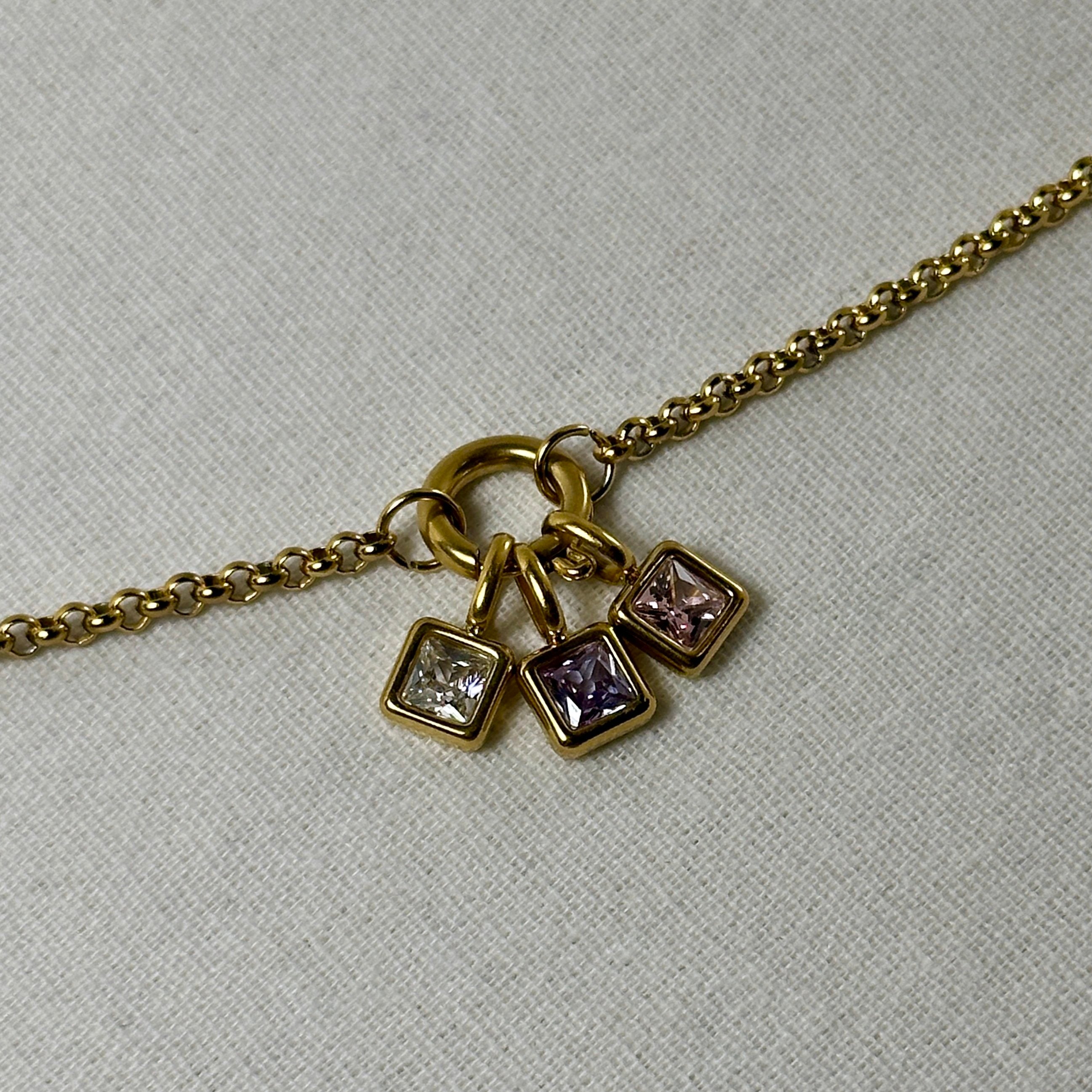 Sukoon - Charm Bracelet - 18k Gold PVD