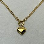 Dil - Heart Bracelet Charm - 18k Gold PVD -  - LUMENAURA