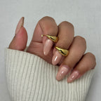 Saumya - Huggies Earrings - 18k Gold PVD -  - LUMENAURA