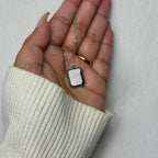 Kamal - "I AM STRONG" Reversible Necklace - Stainless Steel Silver -  - LUMENAURA