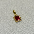 Ratna - Birthstone Charms for Bracelet & Necklace - 18k Gold PVD -  - LUMENAURA