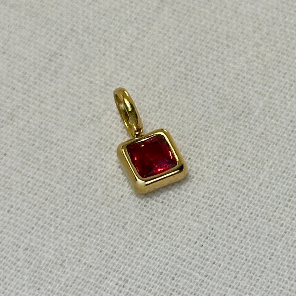 Ratna - Birthstone Charms for Bracelet & Necklace - 18k Gold PVD -  - LUMENAURA
