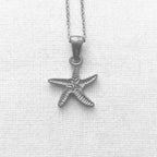 Jalvaasi - Star Fish Charm - Stainless Steel Silver -  - LUMENAURA