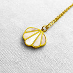 Kavach - Clam Shell Pearl Charm - 18k Gold PVD -  - LUMENAURA