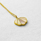 Kavach - Clam Shell Pearl Charm - 18k Gold PVD -  - LUMENAURA