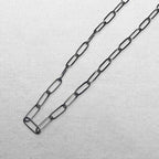 Milan - Paperclip Chain Necklace - Stainless Steel Silver