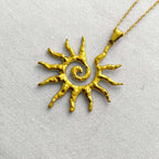 Oorja - Spiral Energy Charm - 18k Gold PVD -  - LUMENAURA